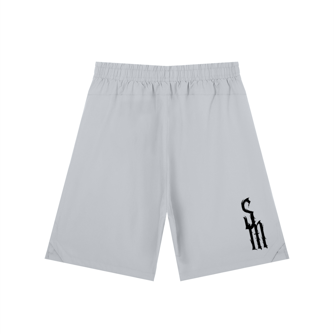 Men’s Solid Elastic Waist Shorts