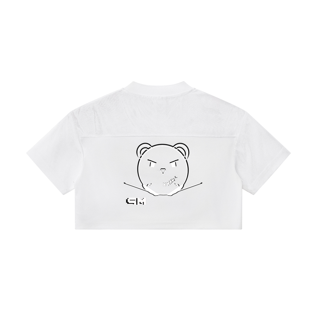 Women’s Cropped Paneled V-Neck Jersey