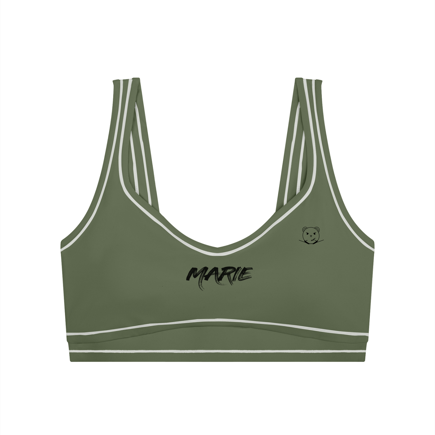Women’s Topstitching Yoga Sports Bra