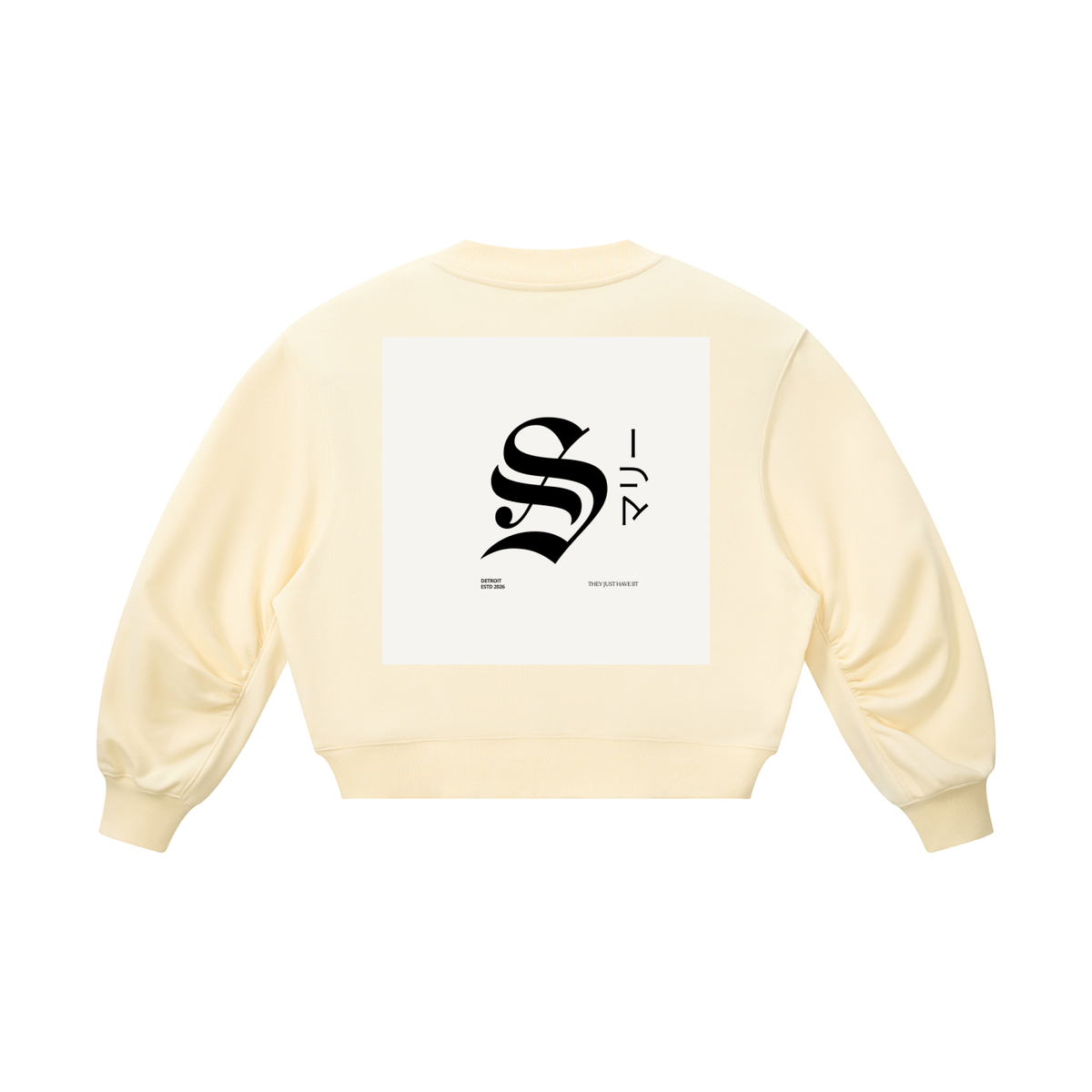 Women’s Crop V-Neck Sweatshirt