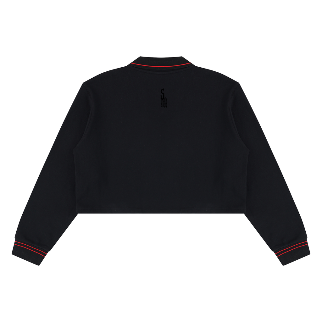 Women’s Crop Collared Sweatshirt