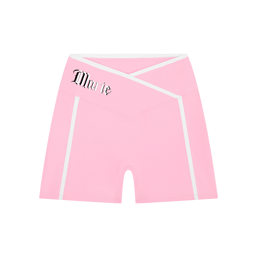 Women’s High Rise Color Block Yoga Shorts