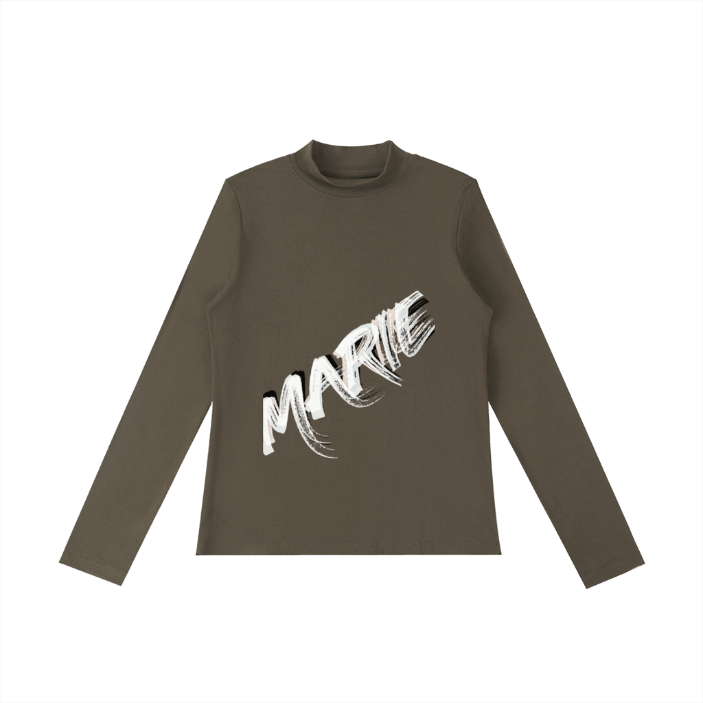 Essential Mock Neck Long Sleeve T-Shirt