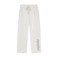 Solid Color Straight-Leg Sweatpants