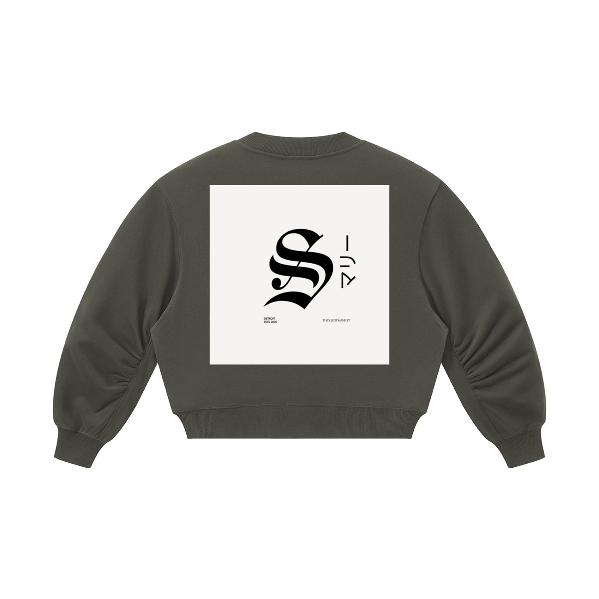 Women’s Crop V-Neck Sweatshirt