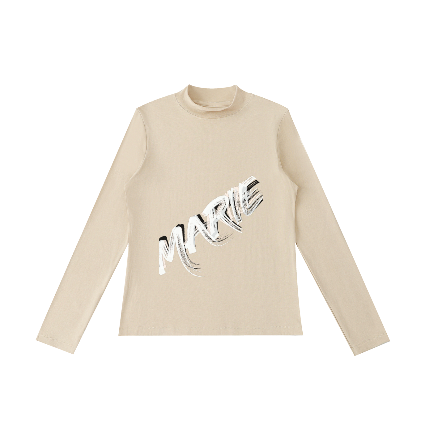 Essential Mock Neck Long Sleeve T-Shirt