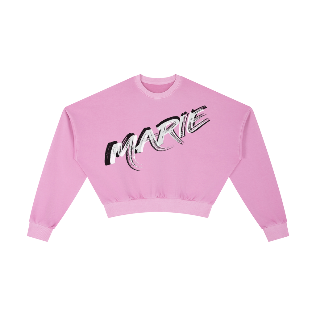 Vintage Washed Cropped Sweatshirt