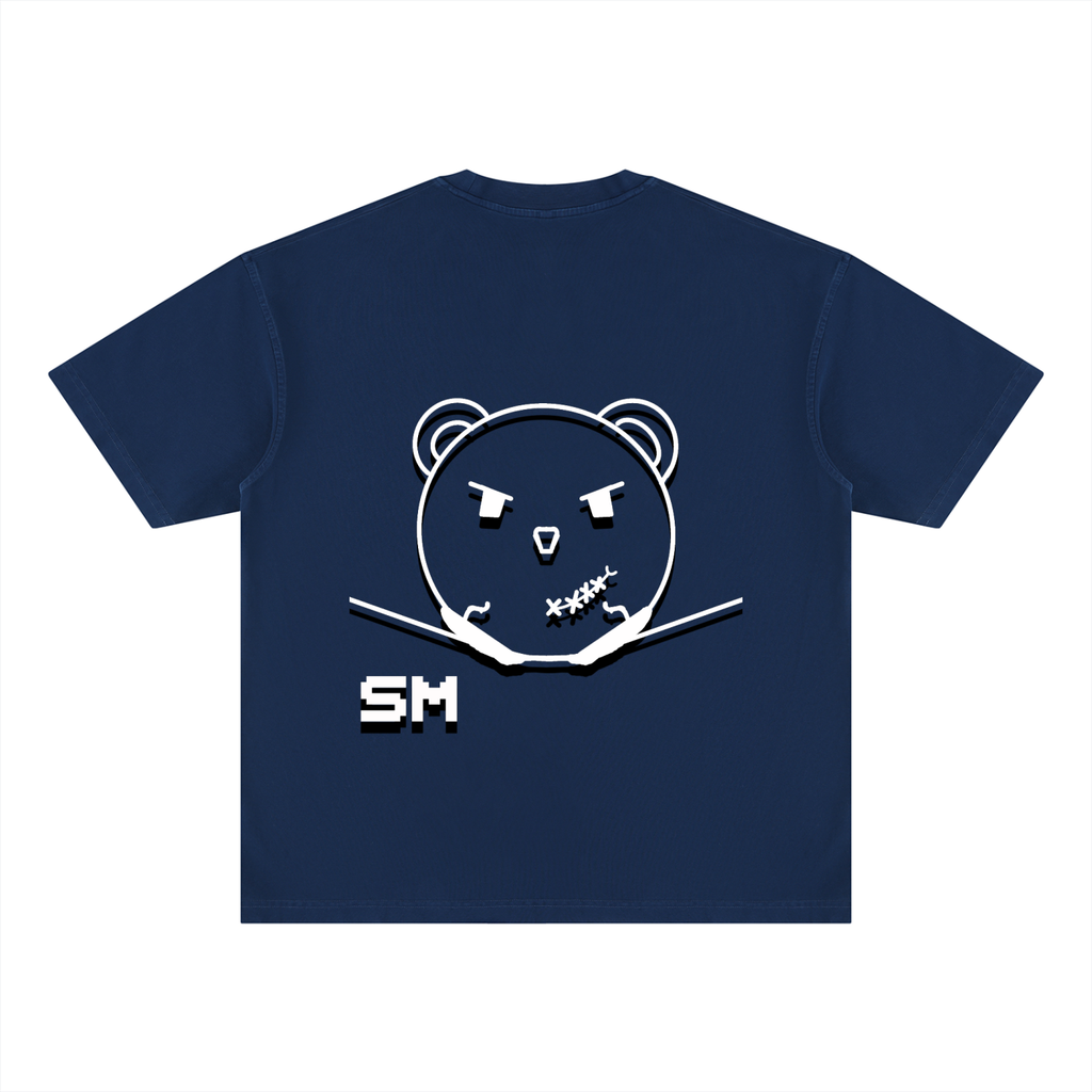 Unisex Vintage Wash Paneling T-Shirt