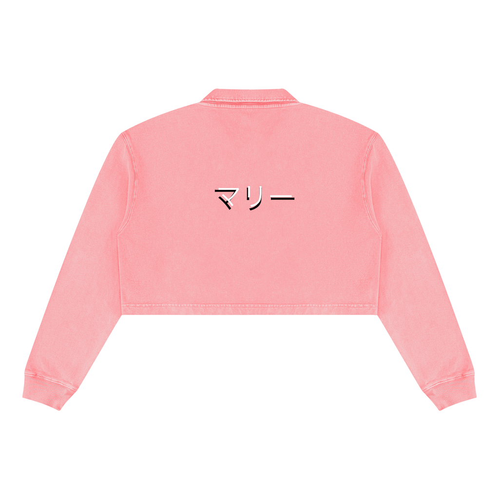 Women’s Vintage Wash Crop Sweatshirt