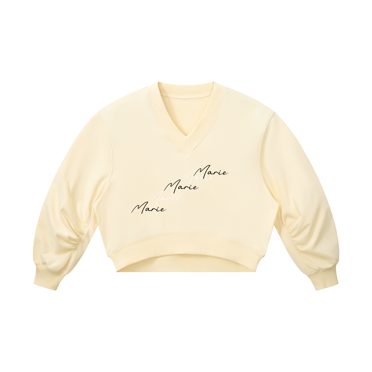 Women’s Crop V-Neck Sweatshirt
