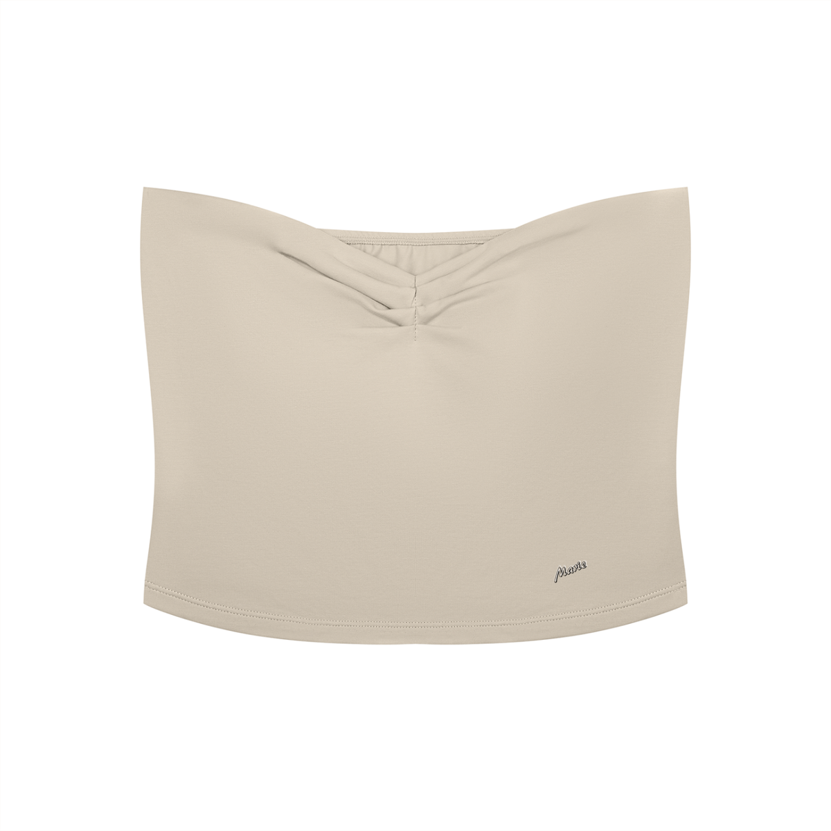 Women's Ruched Cropped Tube Top