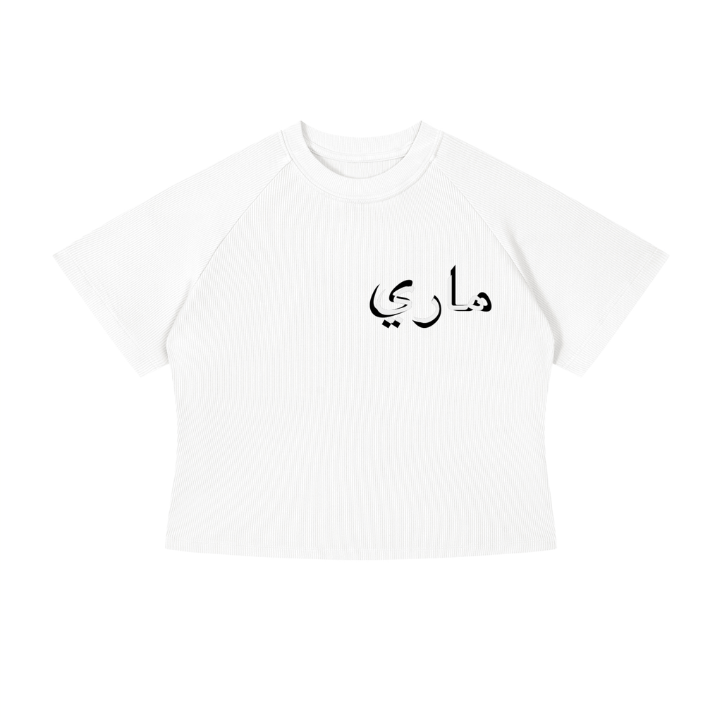 Women's Mineral Wash Crop T-Shirt