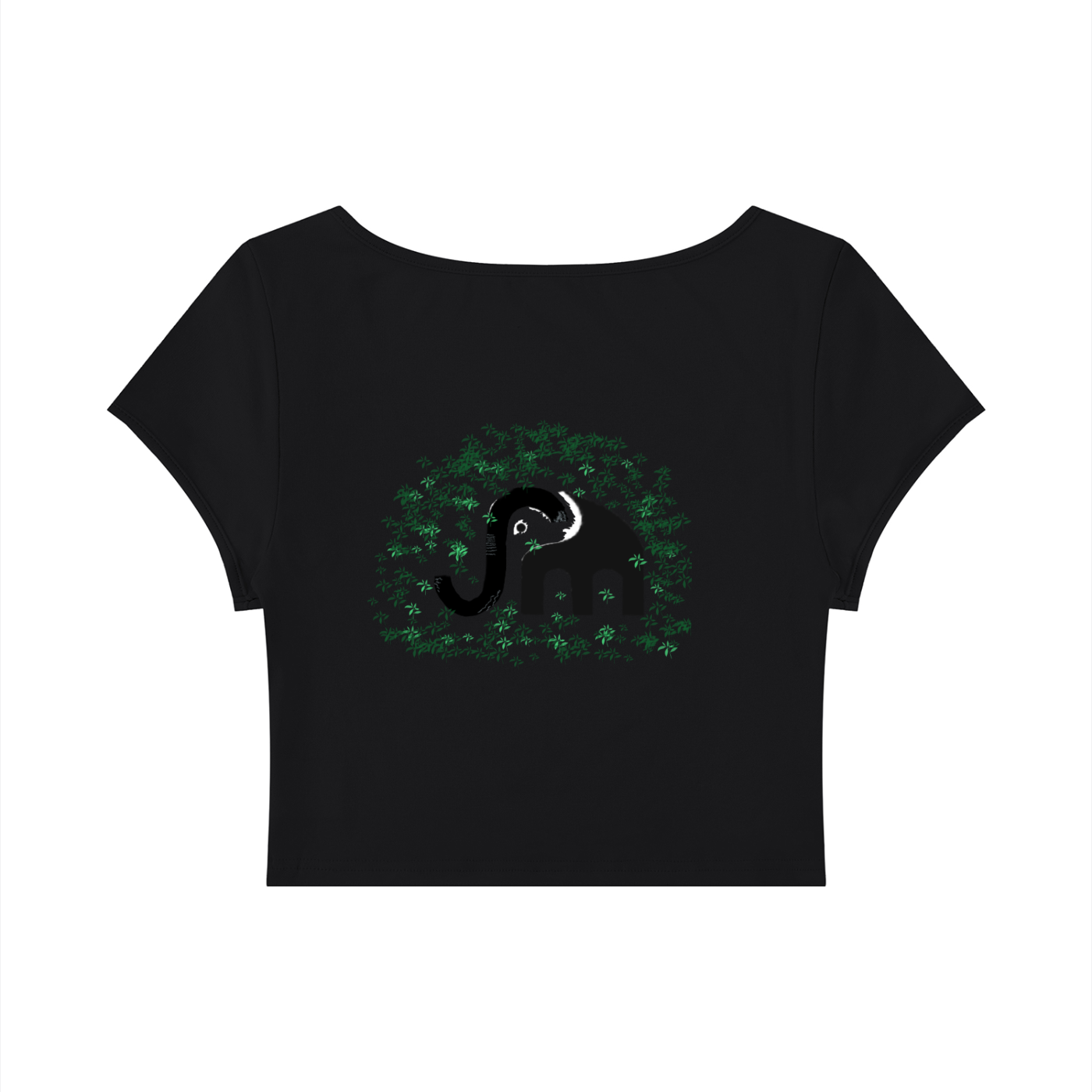 Women's Slim Cap Sleeve Crop T-Shirt