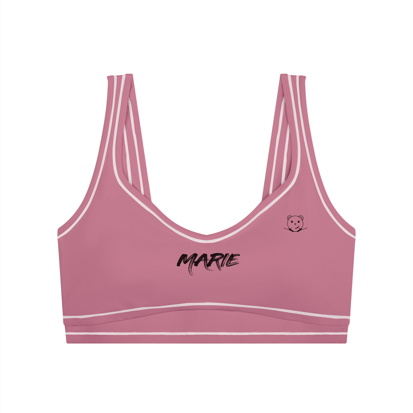 Women’s Topstitching Yoga Sports Bra