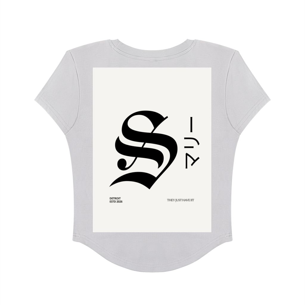 Women's Paneled Crop T-Shirt