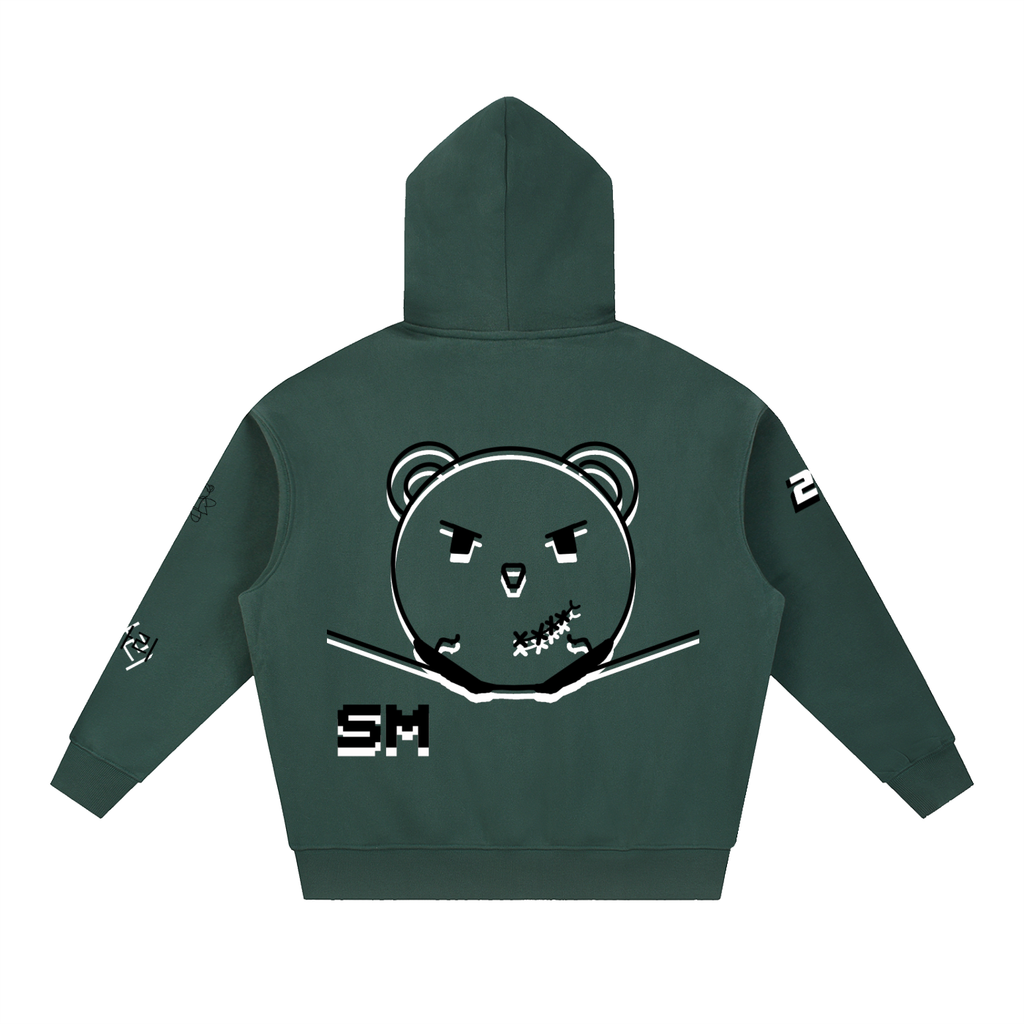 Essential Oversized Boxy Fit Fleece Hoodie