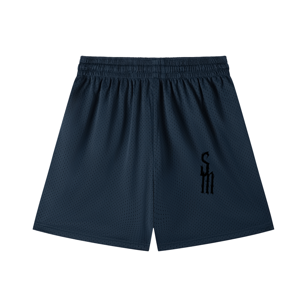 Mesh Drawstring Shorts