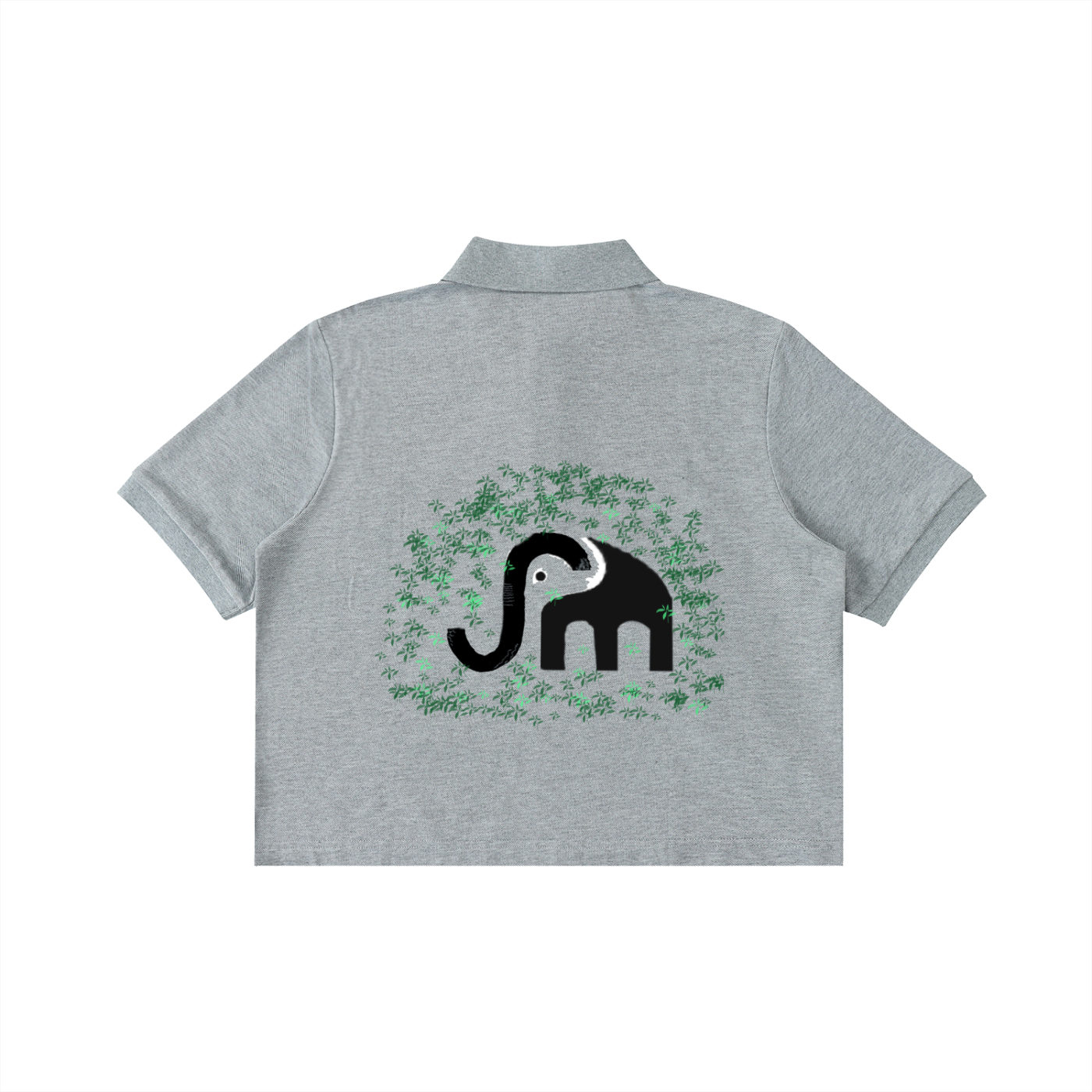 Essential Cropped Polo Shirt