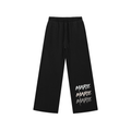 Snow Washed Raw Edge Sweatpants