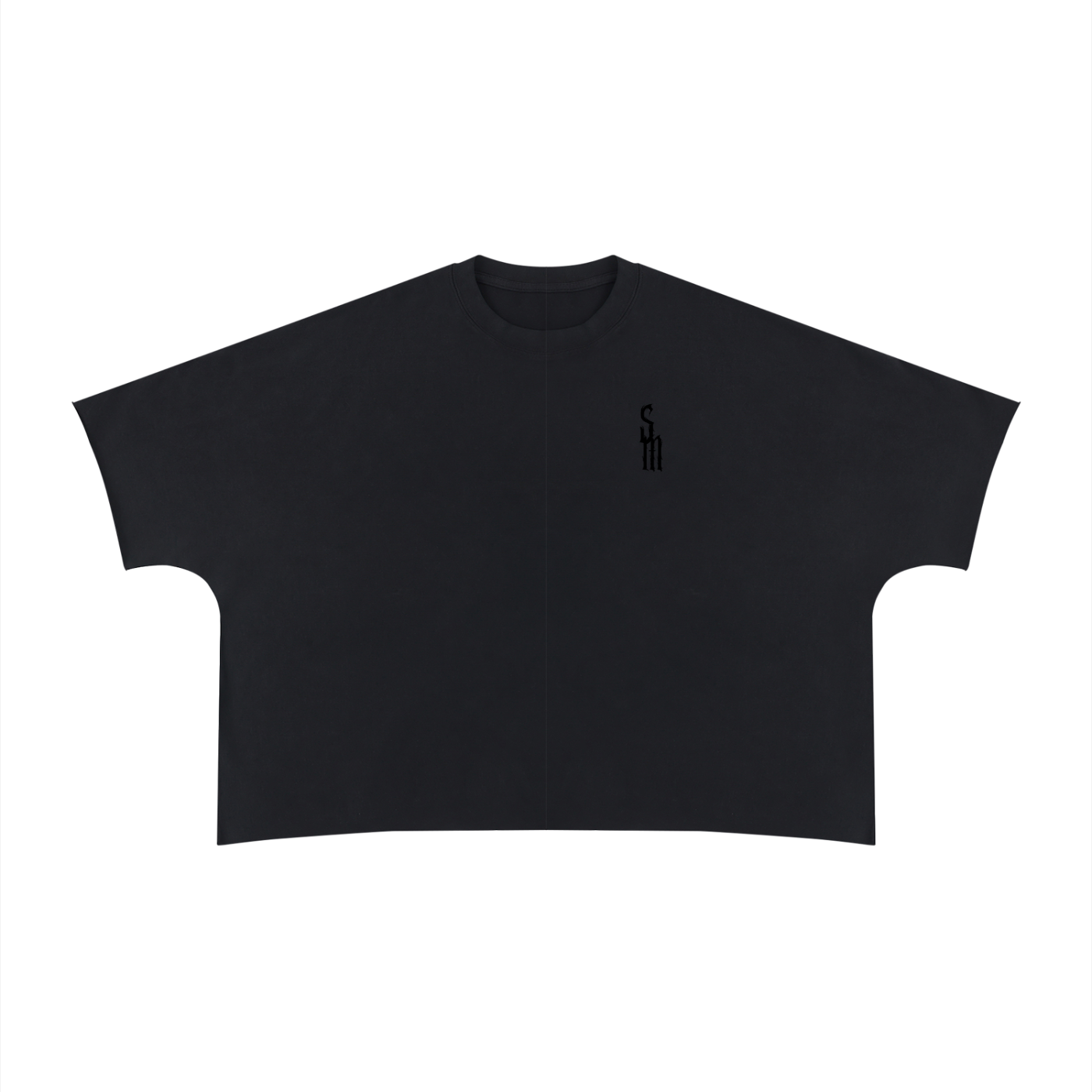 Unisex Heavyweight Boxy Raw Edge T-Shirt