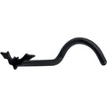 20G 1/4 Black Anodized Itty Bitty Bat Left Side Nose Screw