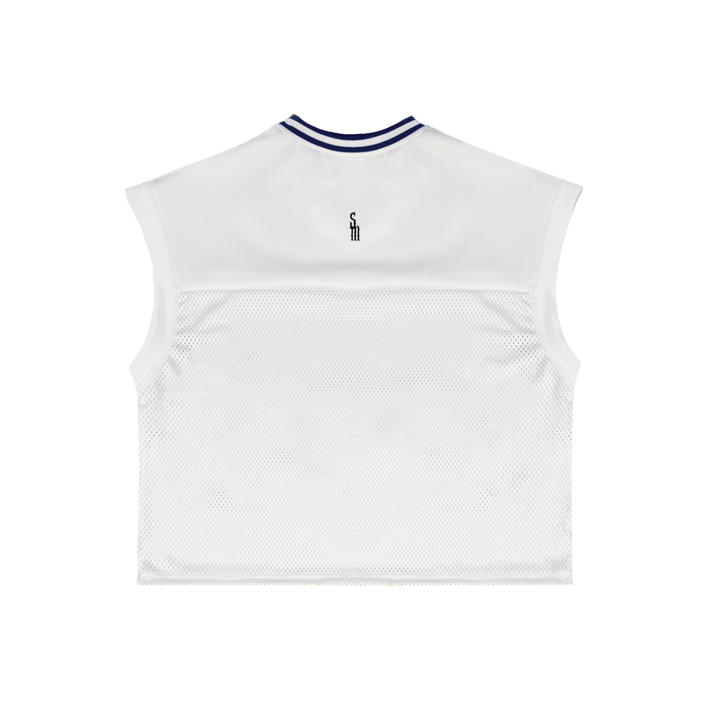 Loose Sleeveless Mesh T-Shirt