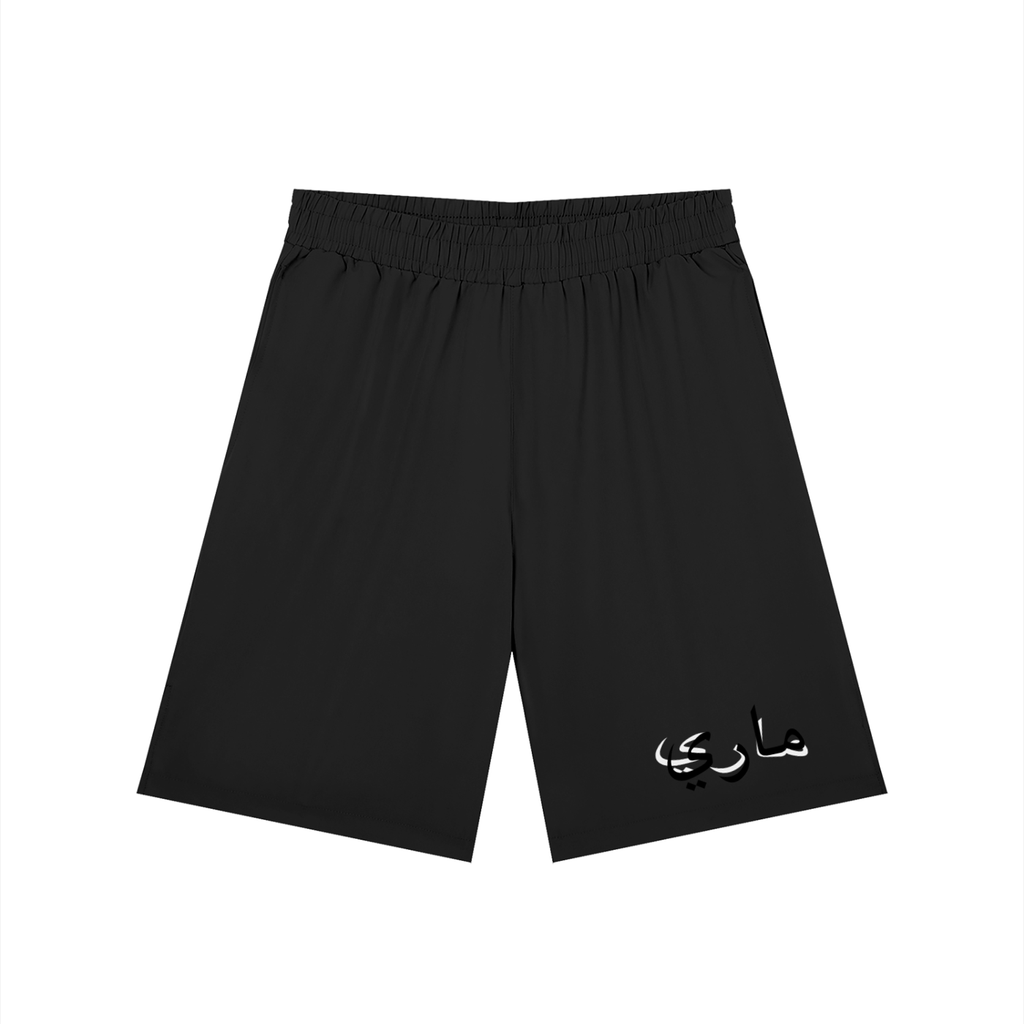 Men’s Solid Elastic Waist Shorts