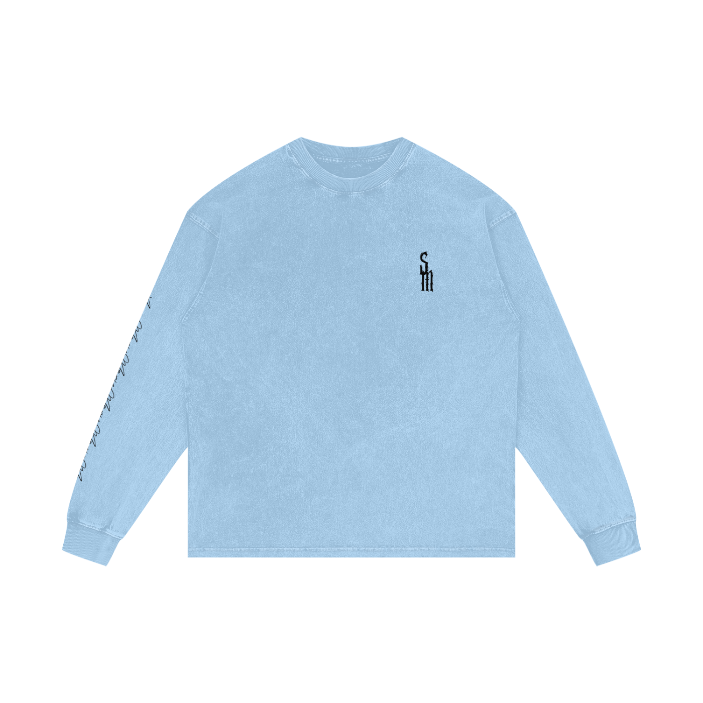 Acid Wash Oversize Long Sleeve T-Shirt