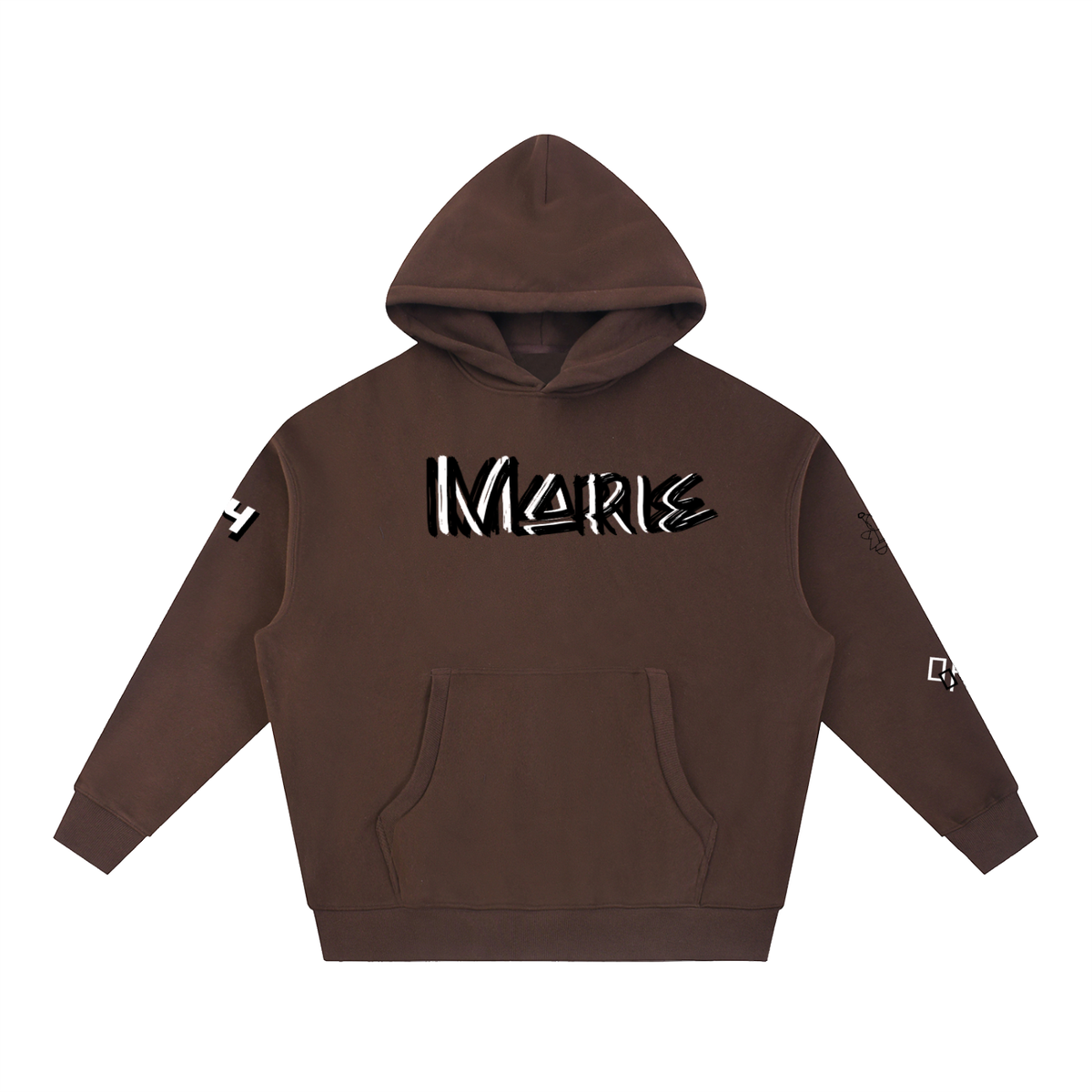 Essential Oversized Boxy Fit Fleece Hoodie