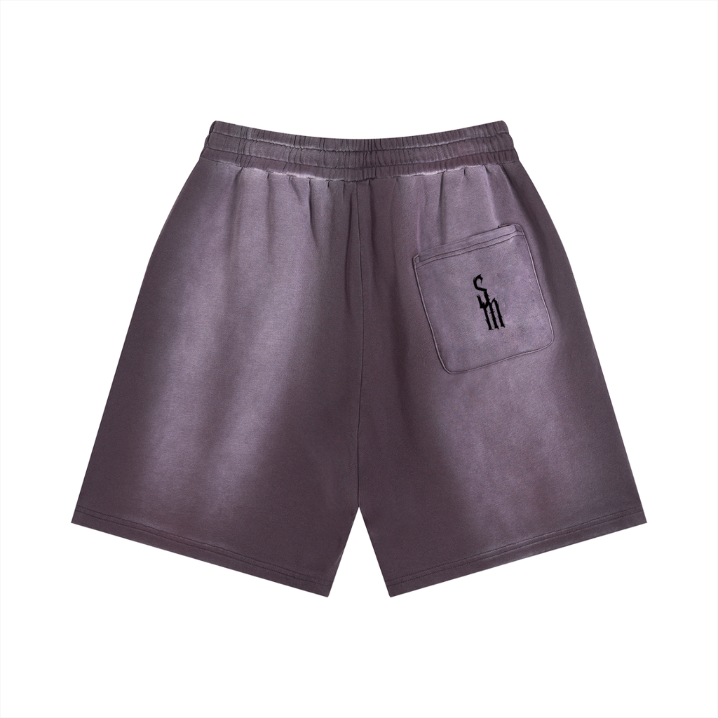 Sun Fade Distressed Shorts