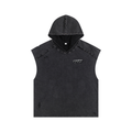 Snow Washed Boxy Hooded Tank Top