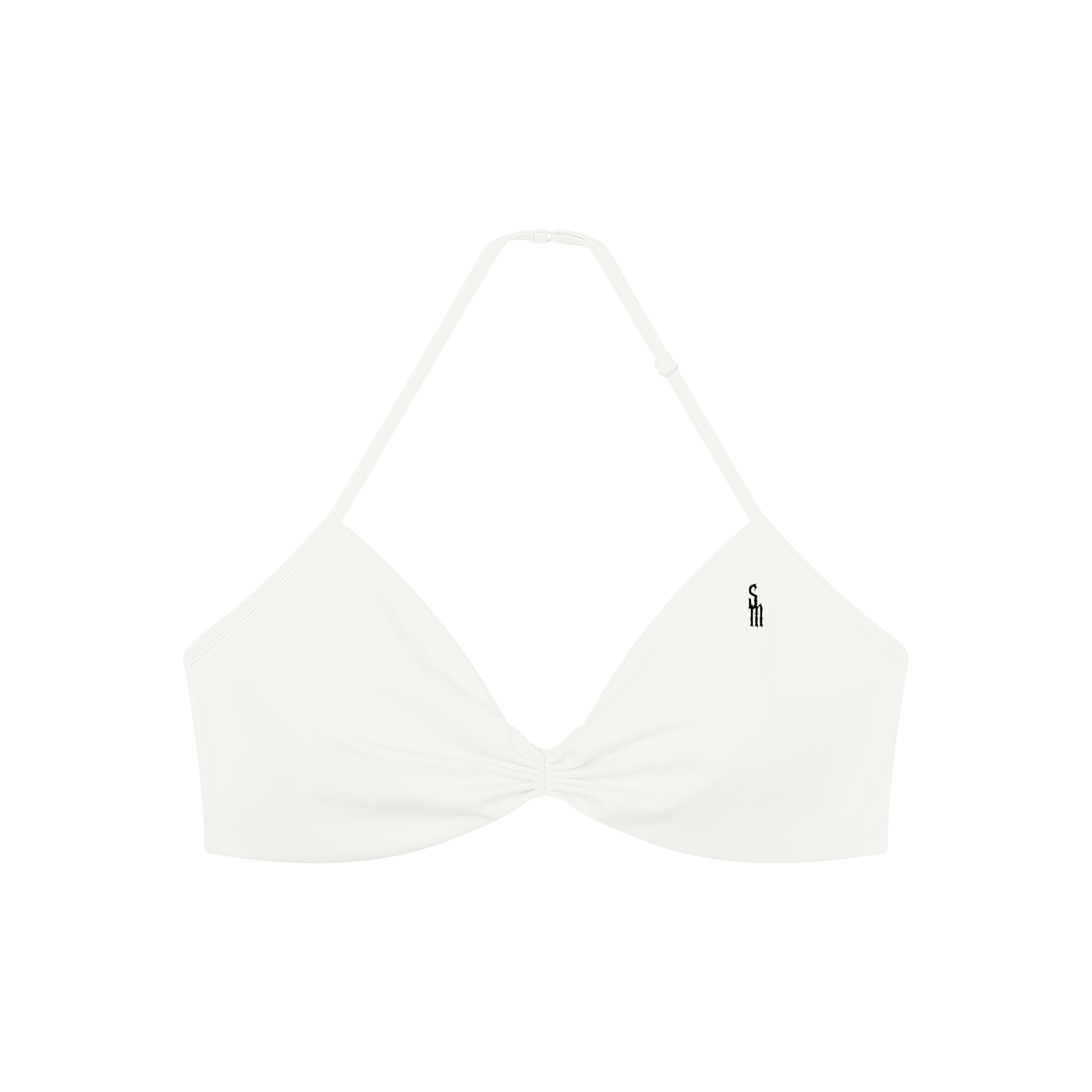 Women’s Ruched Halter-Neck Sports Bra
