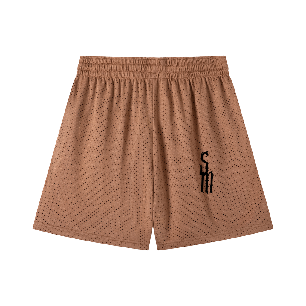 Mesh Drawstring Shorts