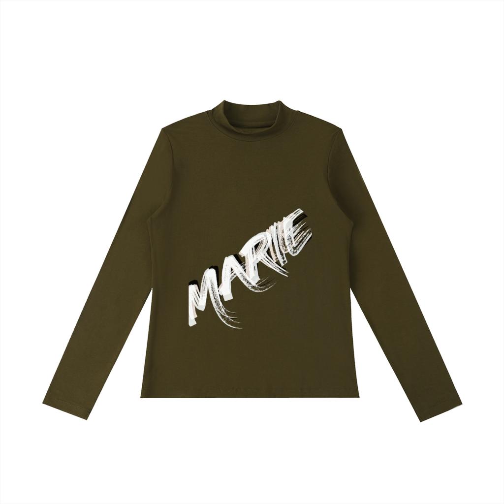 Essential Mock Neck Long Sleeve T-Shirt