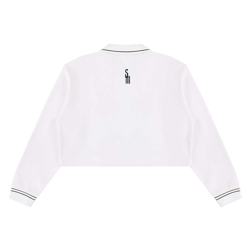 Women’s Crop Collared Sweatshirt