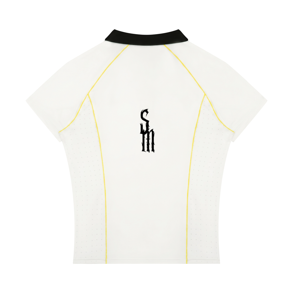 Women’s Slim Fit Quarter-Zip Polo Shirt