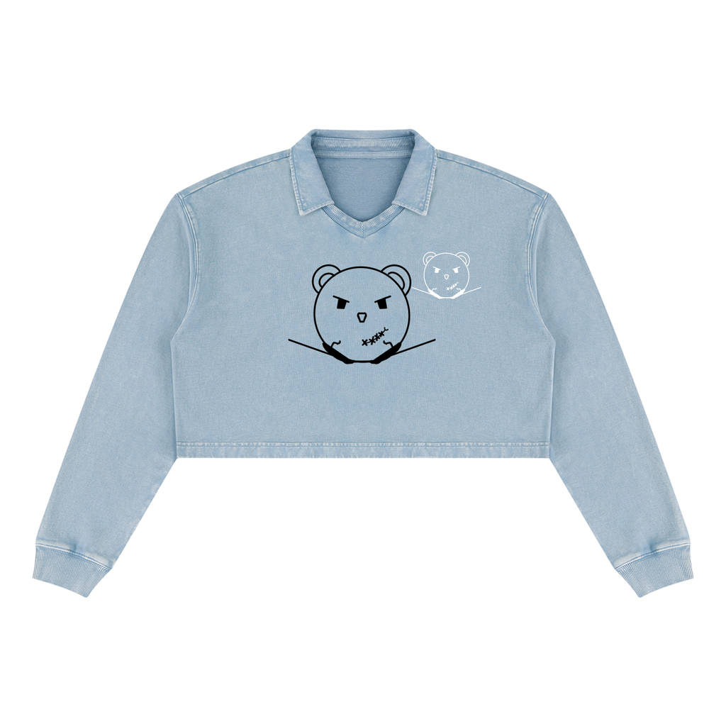 Women’s Vintage Wash Crop Sweatshirt