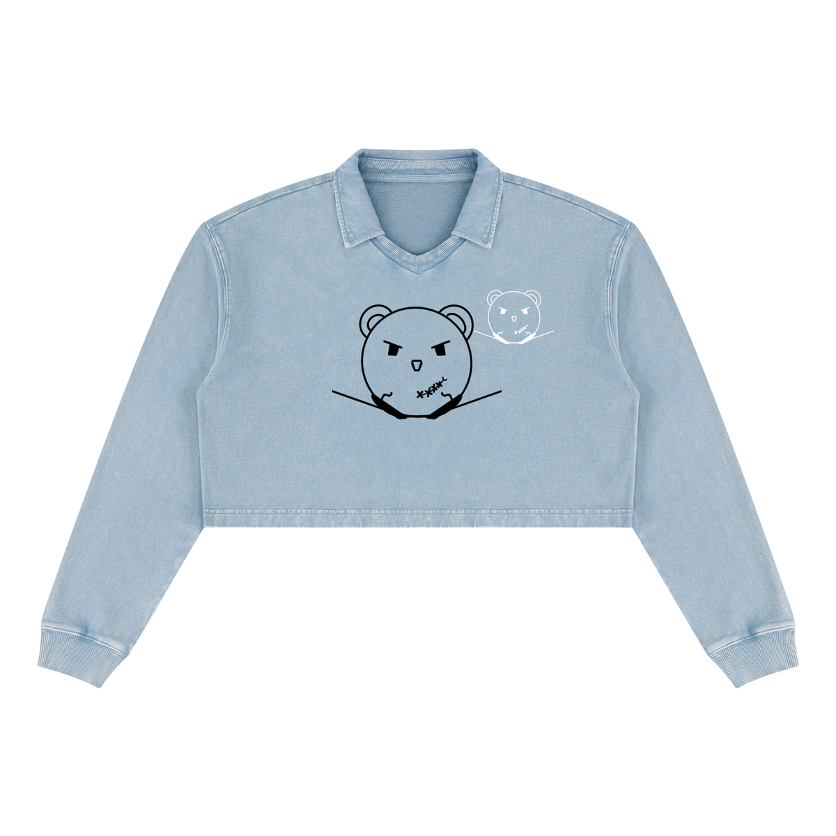 Women’s Vintage Wash Crop Sweatshirt