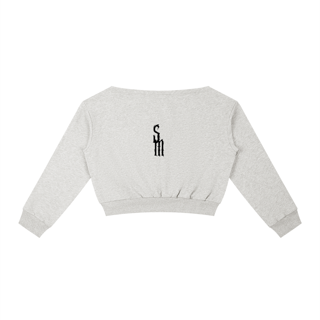 Women's Off-Shoulder Sweatshirt