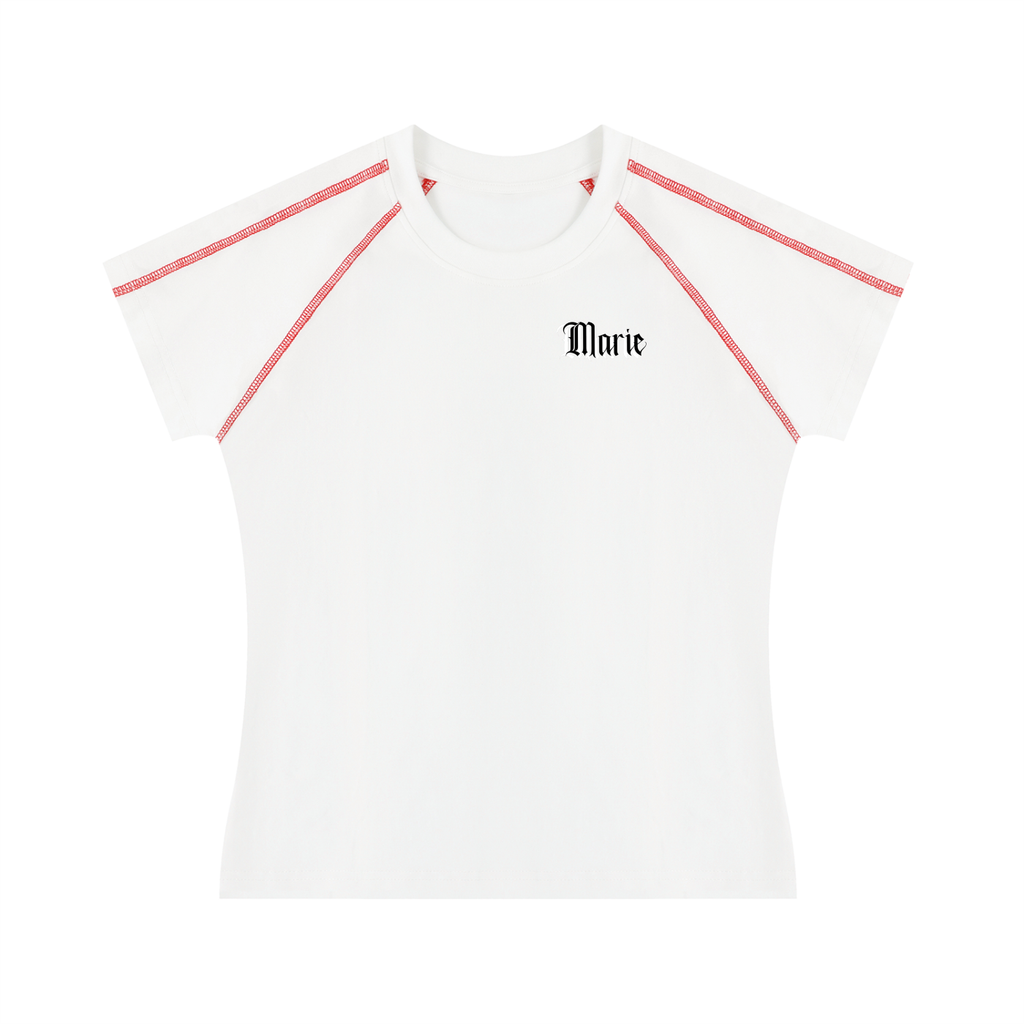 Women's Contrast Stitch Raglan T-Shirt