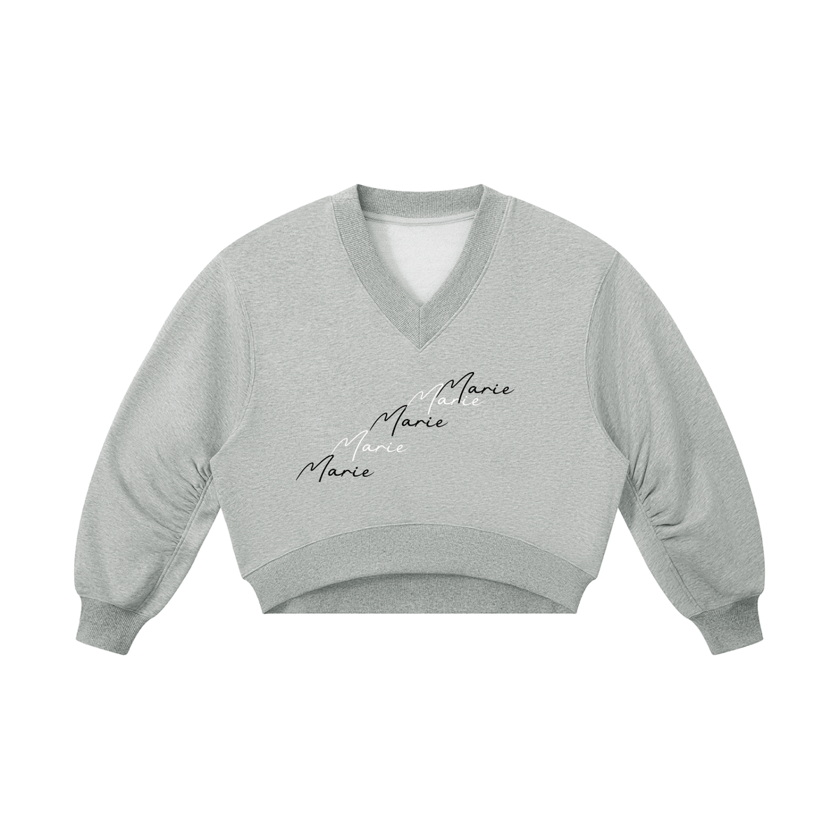 Women’s Crop V-Neck Sweatshirt