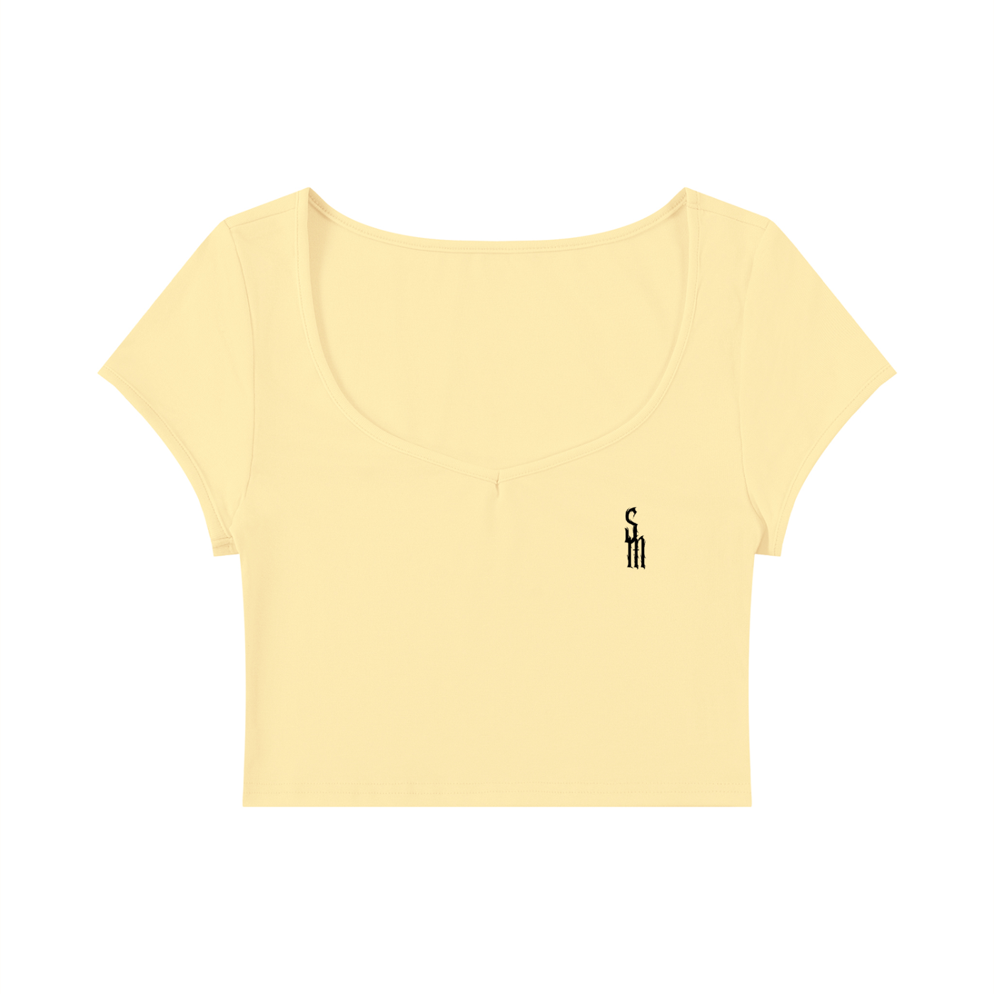 Women's Slim Cap Sleeve Crop T-Shirt