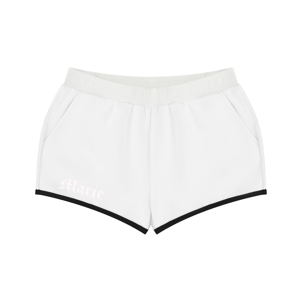 Women's Retro Contrast Binding Shorts