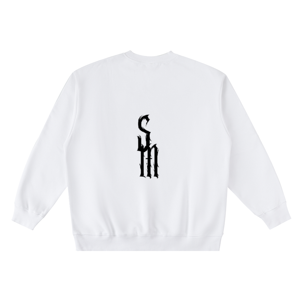 Oversized Crewneck Taped Sweatshirt