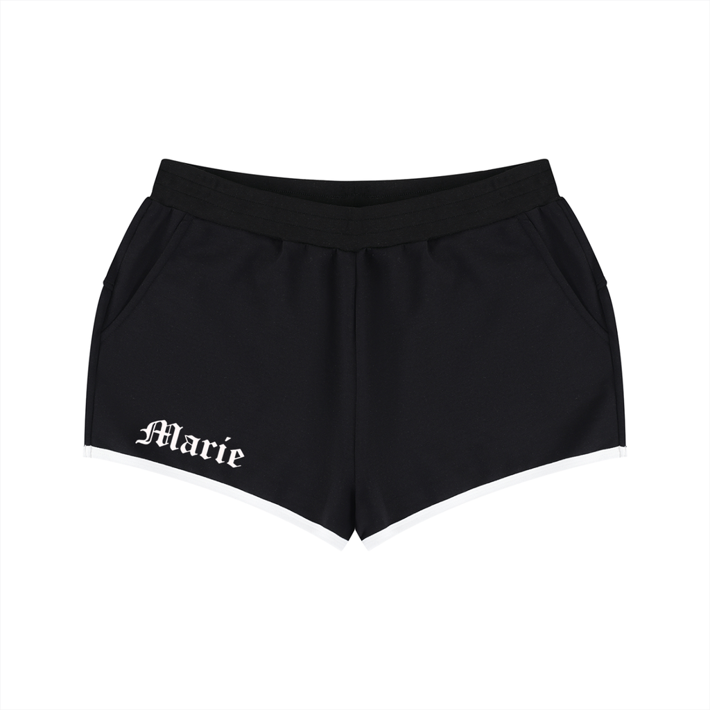 Women's Retro Contrast Binding Shorts