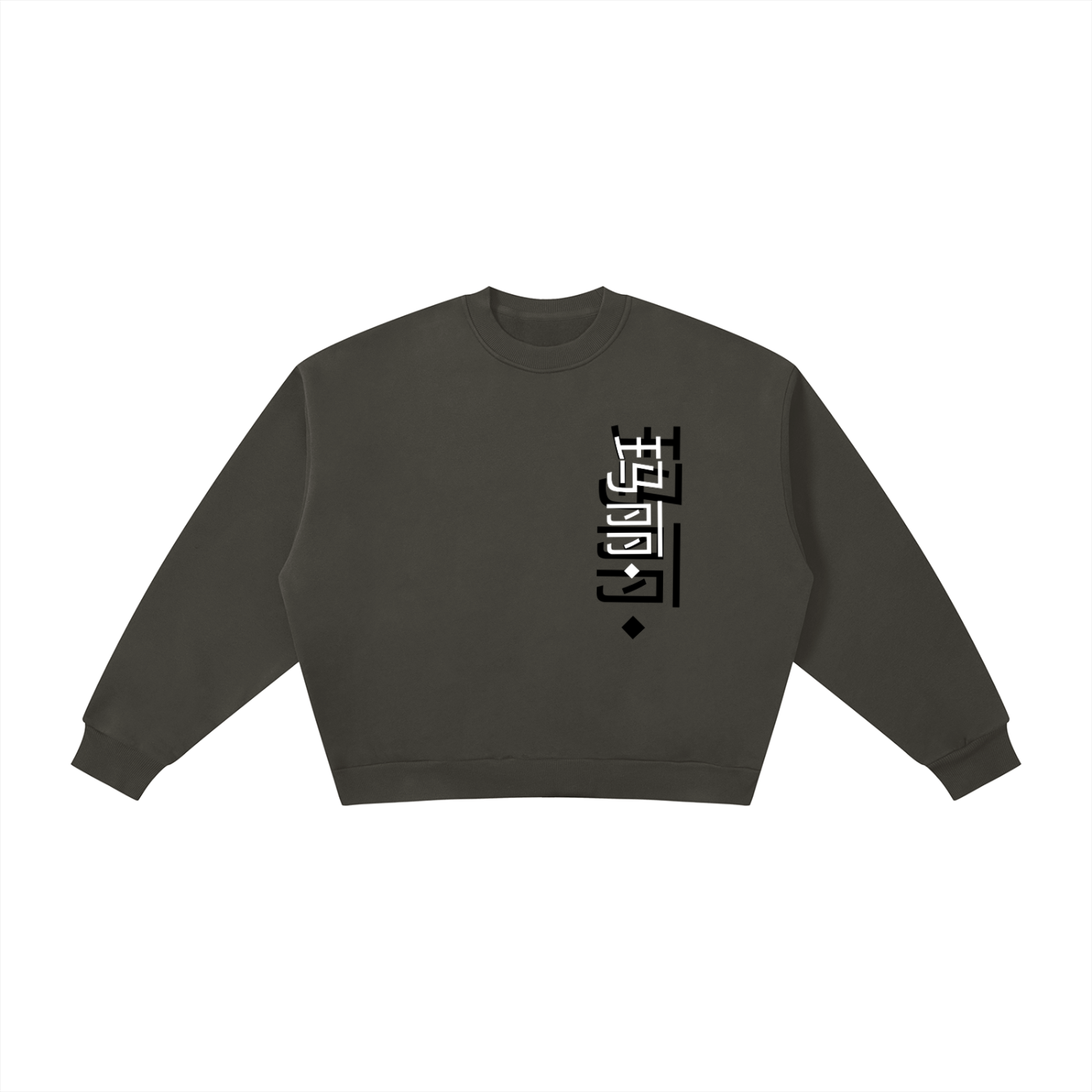 Boxy Fleece Crewneck Sweatshirt