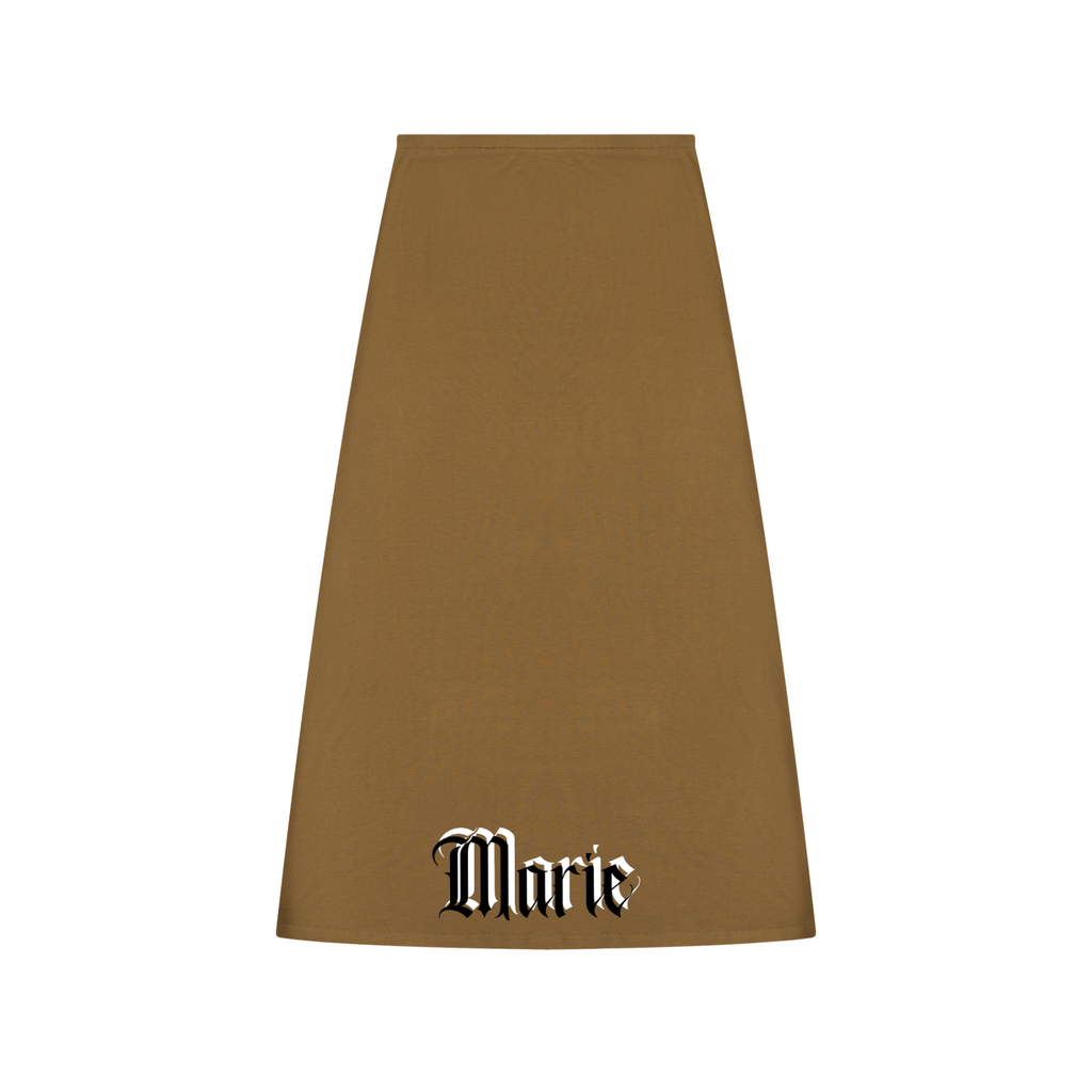 Women's Solid Color Knit Maxi Skirt