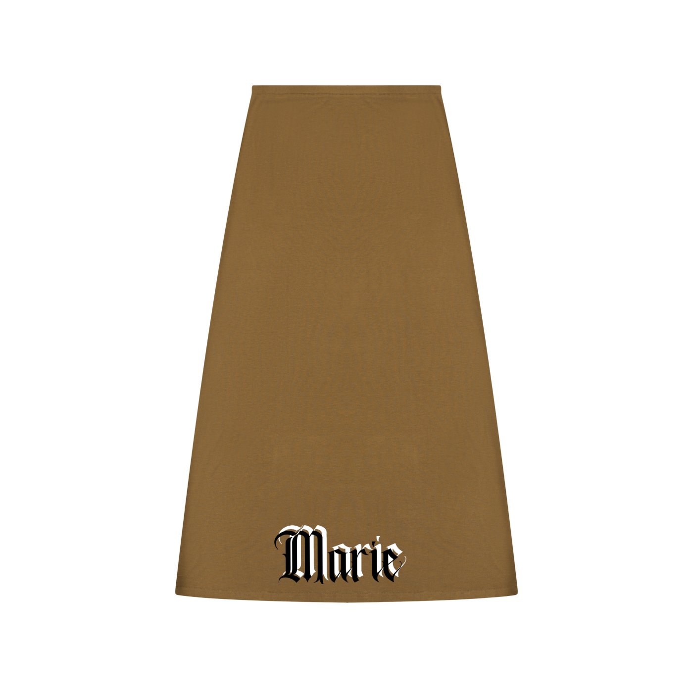 Women's Solid Color Knit Maxi Skirt