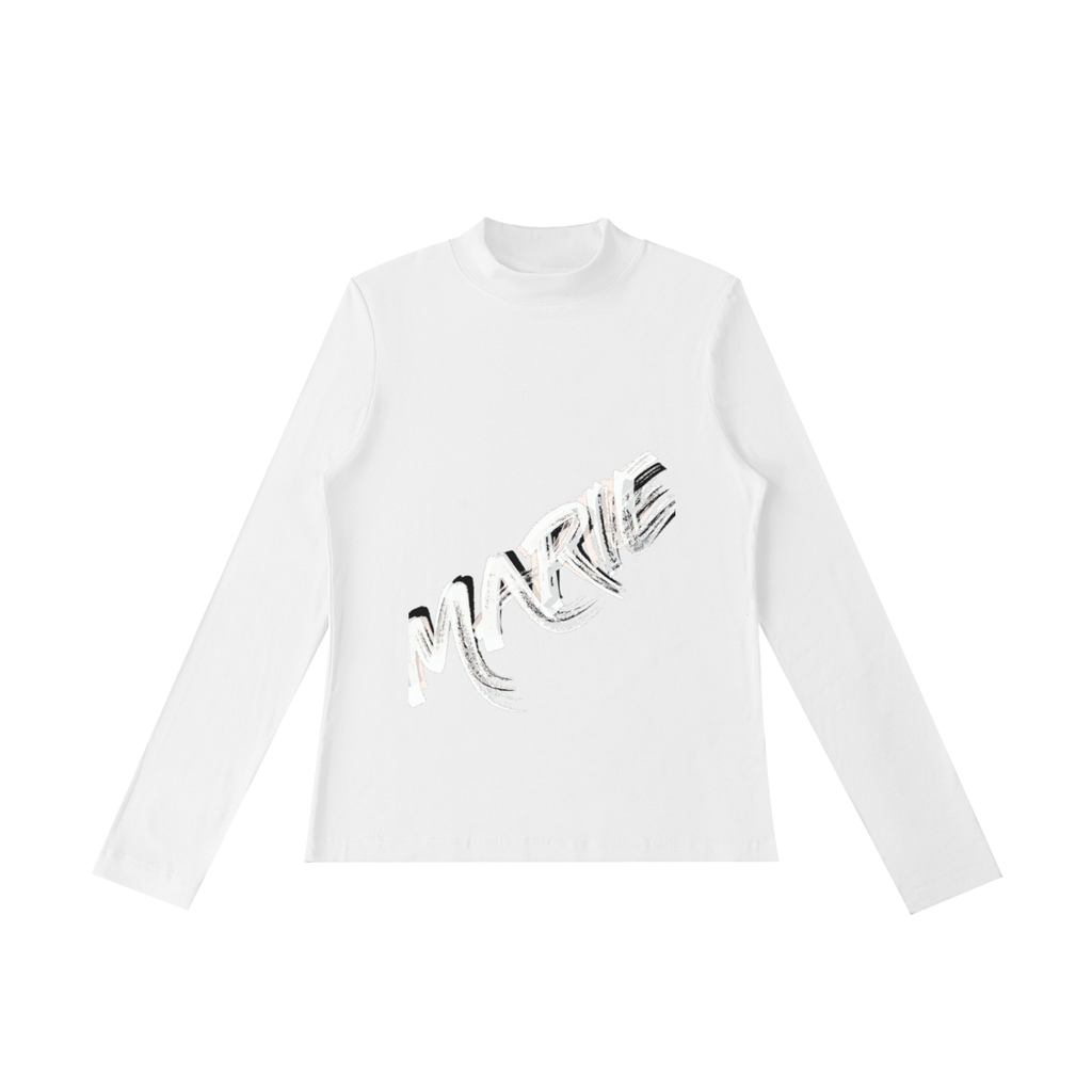 Essential Mock Neck Long Sleeve T-Shirt