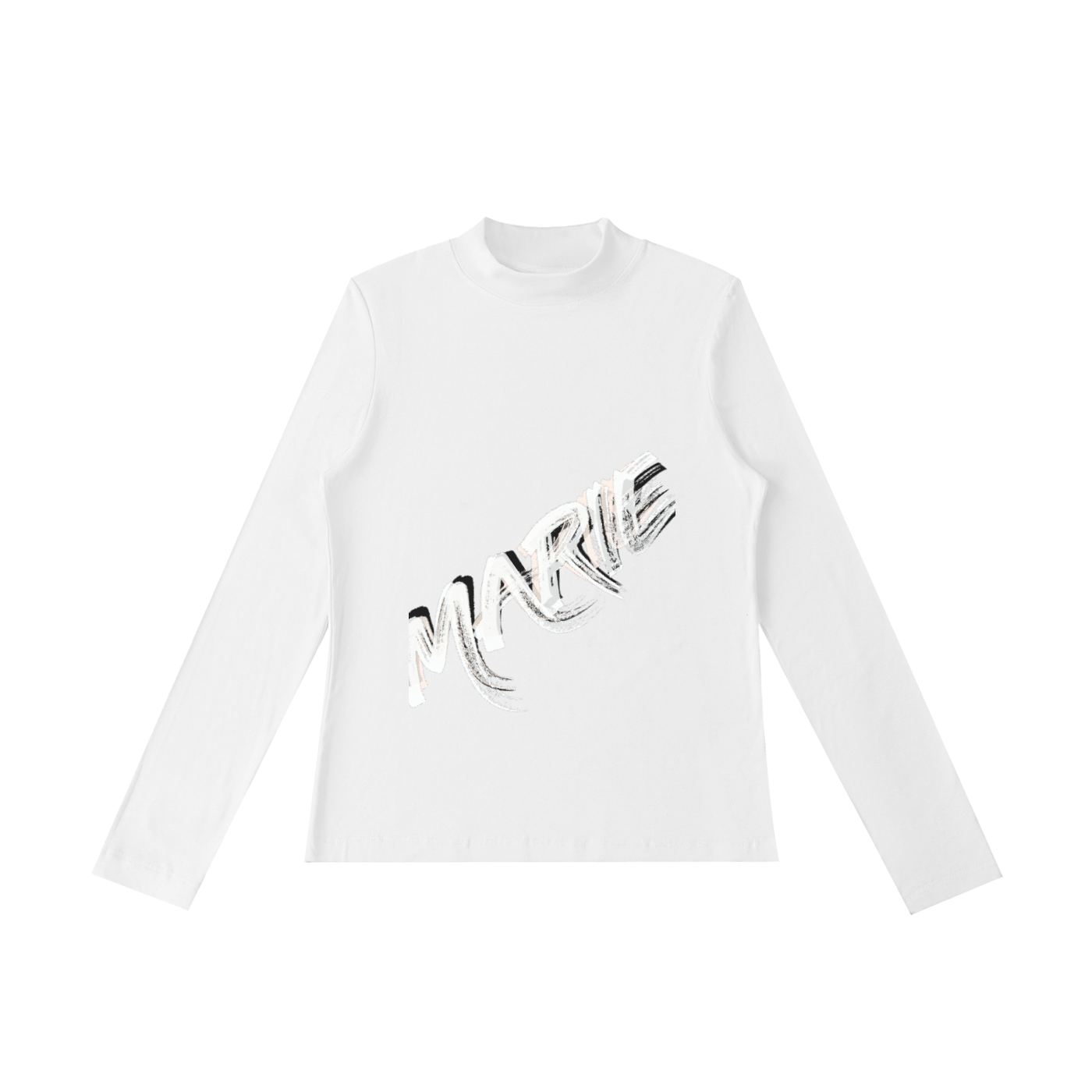 Essential Mock Neck Long Sleeve T-Shirt